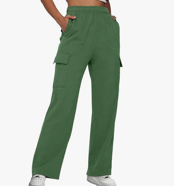 New Pocket Design Touch Work Pants Casual Pants For Women